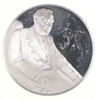Sterling Silver - Franklin D.  Roosevelt - 0.  925 Silver - 23.  2 Grams Round 955