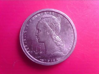 Cameroon 1 Franc 1948 Coin Aug23