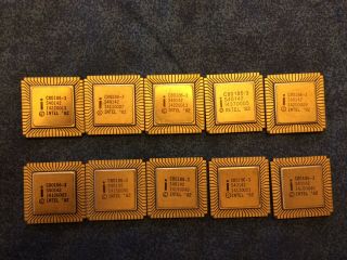 C80186 - 3 Intel CPU for Collecting or Gold Recovery 3