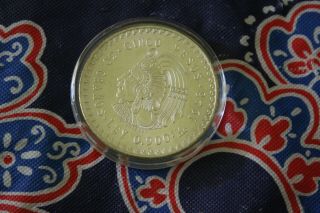 1948 Mexico 5 Cinco Pesos Silver Coin 30 Grams Ley 0.  900 Uncirculated