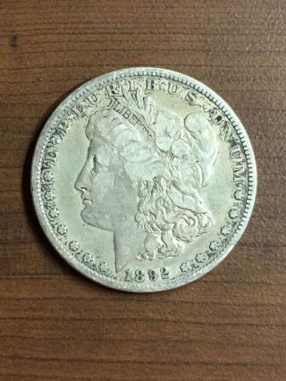 1892 - S San Francisco $1 Silver Morgan Dollar