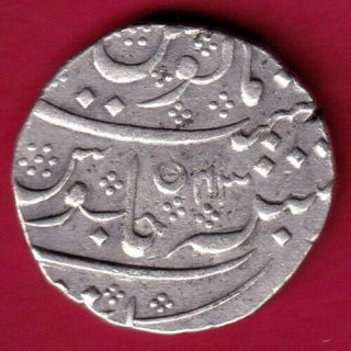 French India - Arkat - One Rupee - Rare Silver Coin J41