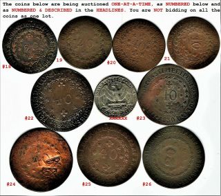 1824r 40 - Reis Crude,  1/2 - Weight (8g) Glossy Xf,  Obv Die Pitting Coin 22 Only