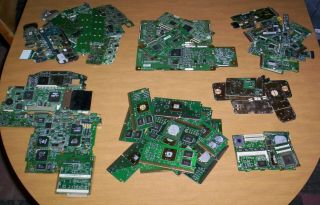 5 Lbs Of Gold Plated Circuit Boards Slot Processors T - Con Lnb Scrap Recovery
