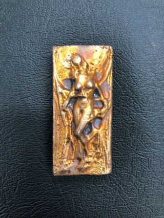 3.  3oz Hand Poured Copper.  Art Bar,  Ingot.  Goddess