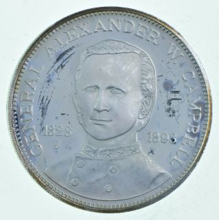 Sterling Silver - General Alexander W.  Campbell - 0.  925 Silver - 900