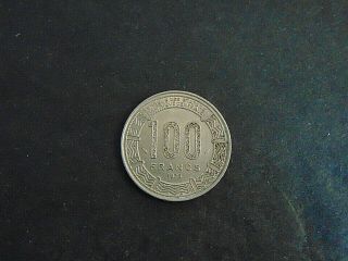 Cameroon 100 Francs Km 17 1975 (a) A118 I Combine