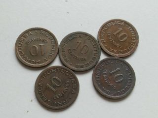 Angola 10 Centavos 1948 Price For One Coin
