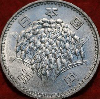 Uncirculated 1963 Japan 100 Yen Silver Foreign Coin