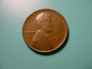 U.  S.  - Scarce Date - 1931 - D Wheat Penny In Very