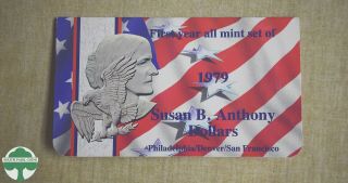 First Year All Set Of 1979 Susan B.  Anthony Dollars - Littleton Coin Co.