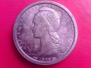 Cameroon 1 Franc 1948 Unc Aug10