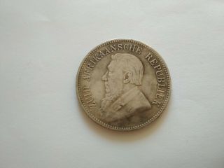 Zar South Africa 5 Shillings 1892