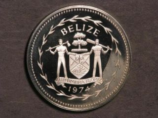 BELIZE 1974 $5 Toucan Choice Proof 2