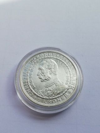 Denmark - 2 Kroner 1906 - Jubileum - Silver - Low Mintage - Rare