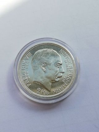 Denmark - 2 Kroner 1912 - Jubileum - Silver - Low Mintage - Rare
