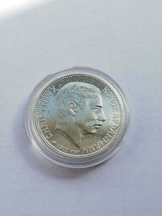 Denmark - 2 kroner 1912 - jubileum - silver - low mintage - rare 2