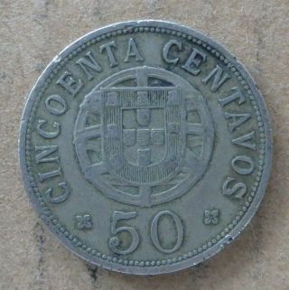 Angola 50 Centavos 1928.  Ep - 8007