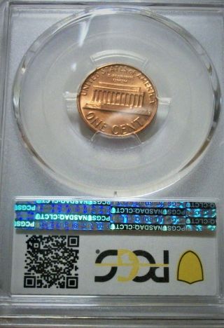 1982 D Penny Zinc Large Date Pcgs Certified Ms67 Red