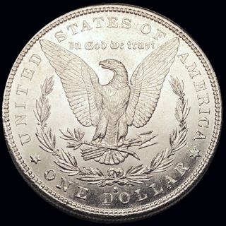 1882 - S Morgan Silver Dollar GEMMY UNCIRCULATED Highly Collectible Coin no res 2