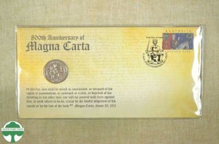 2015 800th Anniversary Of Magna Carta 20c - First Day Issue