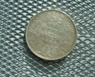 British India One Rupee 1892 Silver