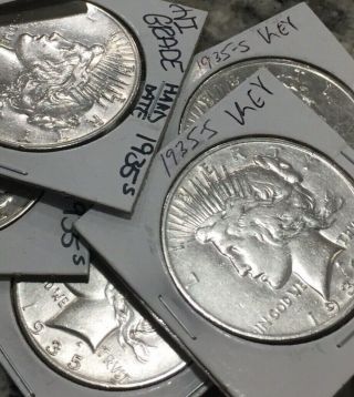 Make - Me - A - - $59 - Offer = 1935 S Silver Peace Dollar Au Low Collectable