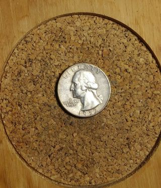1952 D 25c Washington Quarter 90 Silver Coin Wq804 Old " Tuck "