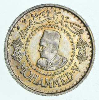 Silver - World Coin - 1956 Morocco 500 Francs - 22.  6g - World Silver Coin 266