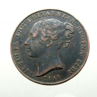 1841 Island Of Jersey Copper 1/13 Shilling_under Queen Victoria_large Coin