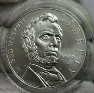 2009 - P Abraham Lincoln One Dollar $1 Box Silver Coin