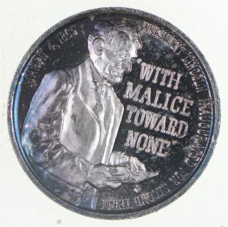 Sterling Silver - President Lincoln - 0.  925 Silver - 26.  4 Grams Round 553