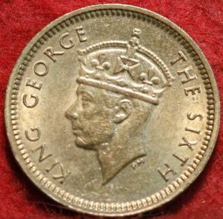 Uncirculated 1950 Hong Kong 5 Cents Foreign Coin