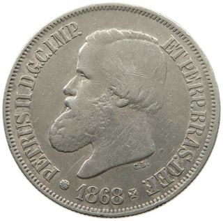 Brazil 500 Reis 1868 T70 695