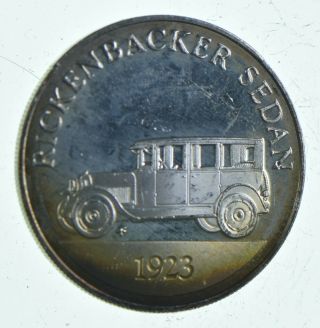 Sterling Silver - 1923 Rickenbacker Sedan - 0.  925 Silver - 7.  9 Grams Round 052