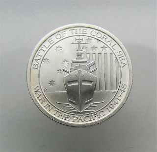 2015 Australia Silver 1/2 Oz Coin.  999 Fine - Battle Of The Coral Sea