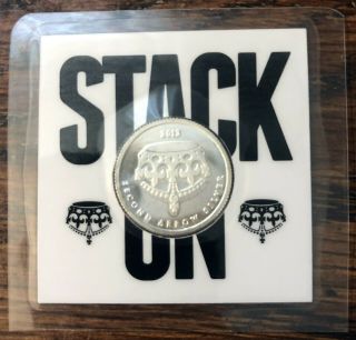 2013 Stack On Second Arrow 1/10 Oz.  999 Fine Silver Promo Coin/card