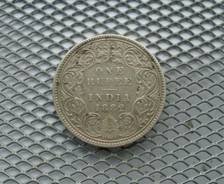 India One Rupee 1882 Silver
