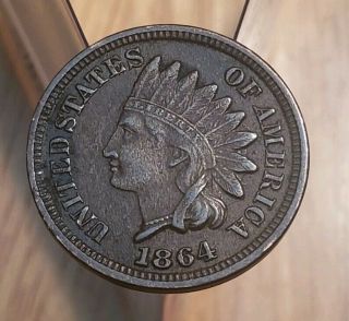 1864 Civil War Era Indian Head Cent -