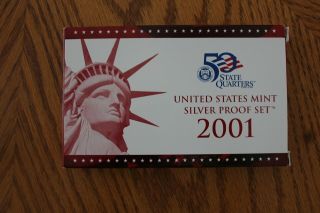 2001 - S United States Silver Proof Set