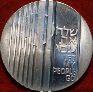 Uncirculated 1971 Israel 10 Lirot Silver Foreign Coin