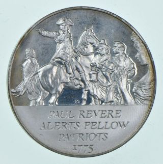 Sterling Silver - Paul Revere - 0.  925 Silver - 14.  3 Grams Round 967