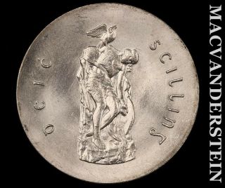 Ireland : 1966 Silver 10 Shilling - Brilliant Uncirculated J3680