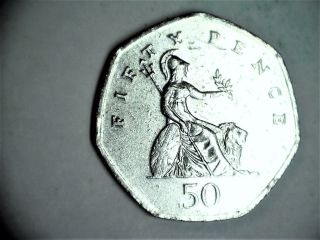 2004 United Kingdom 50 Pence Coin