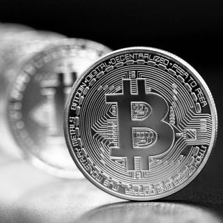 Commemorative Bitcoin Coin Silver Round Collectors Virtual Coins Craft