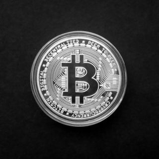 Commemorative Bitcoin Coin Silver Round Collectors Virtual Coins Craft 2