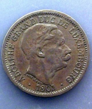 1901 Luxembourg - 10 Centimes Coin Km 25 Ptqoqy