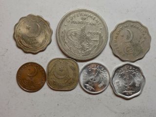 Pakistan 7 Coin Set (n74)