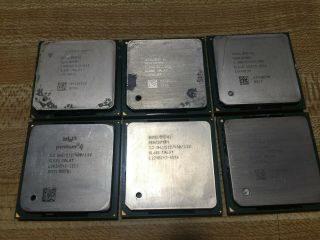 6 INTEL COMPUTER CPU 113 GM FOR GOLD RECOVERY. 2
