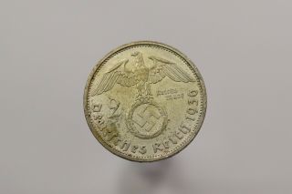Germany Third Reich 2 Reichsmark 1936 G Silver Scarce B19 9059